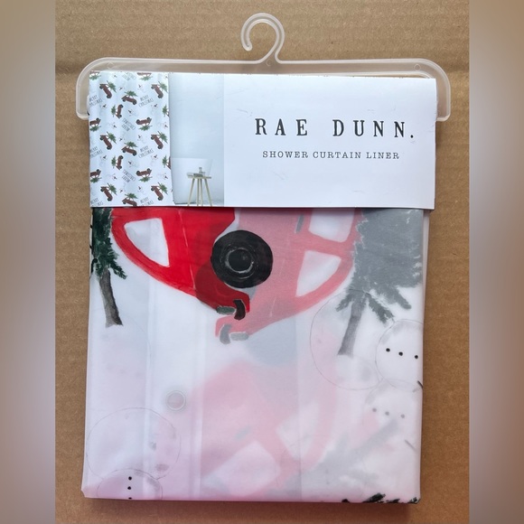 Rae Dunn Bath Rae Dunn Merry Christmas Tree Car Snowman Peva Shower